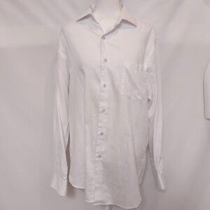 EUC White Long Sleeve Button Down Dress Shirt
